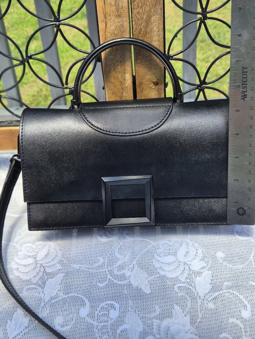 Stella Bianca Top-Handle Bag in Black - Picture 6 of 9